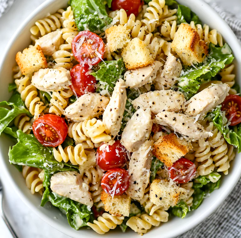 Chicken Caesar Pasta Salad