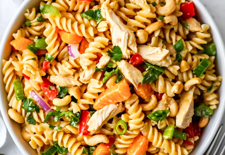 Cashew Chicken Pasta Salad