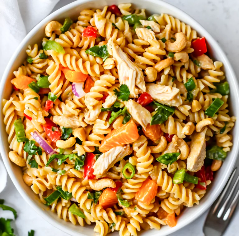 Cashew Chicken Pasta Salad