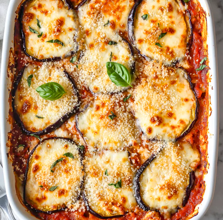 Baked Eggplant Parmesan Recipe