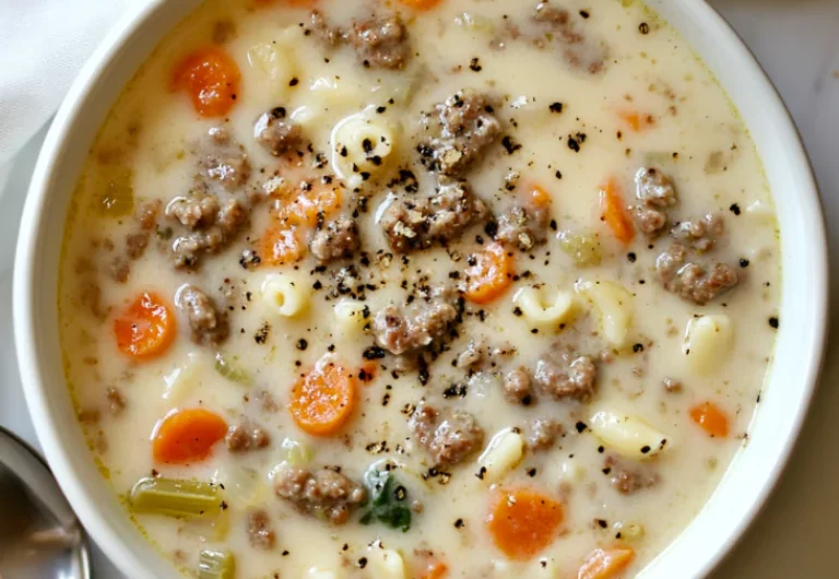 Creamy Parmesan Italian Sausage Soup