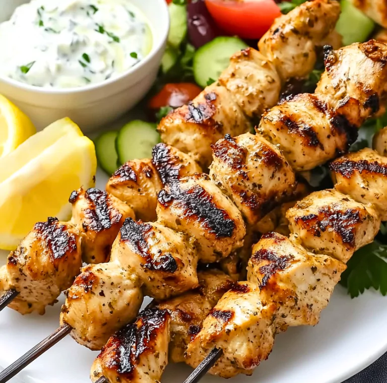Greek Chicken Souvlaki Recipe