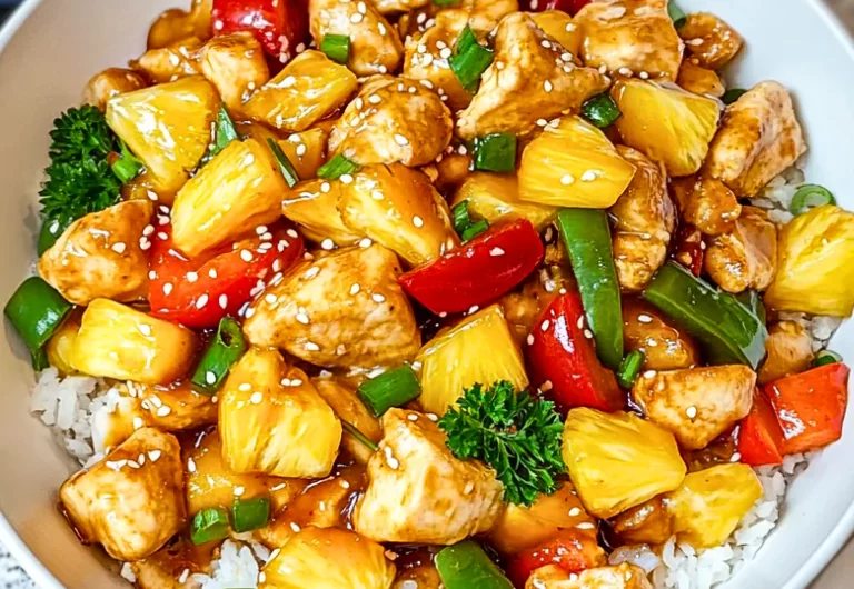 Tropical Pineapple Chicken and Rice