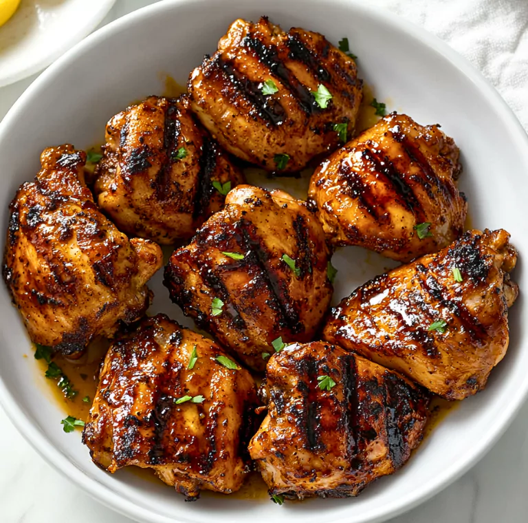 Grilled Chicken Thighs Recipe