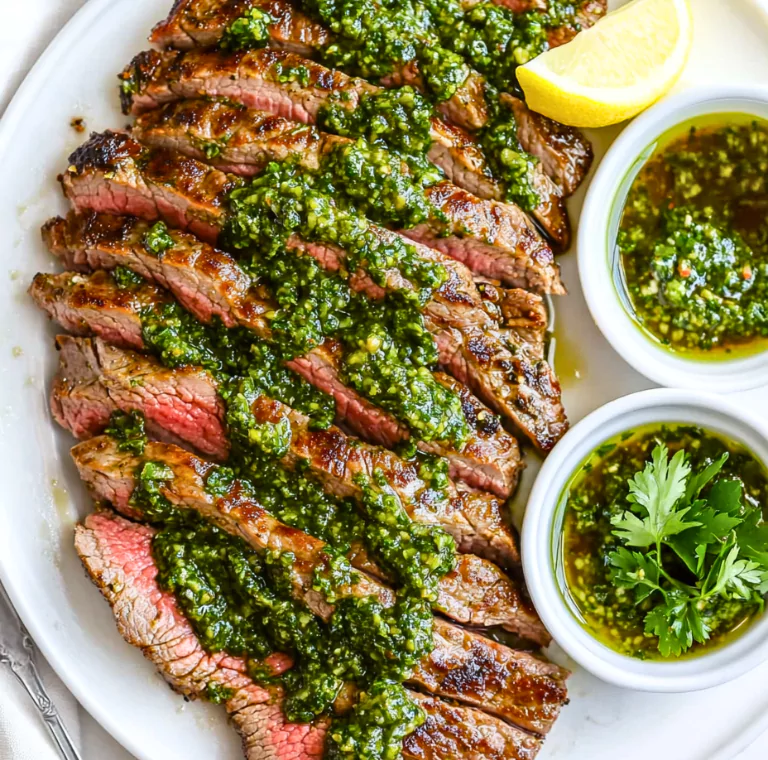 Chimichurri Flank Steak Recipe