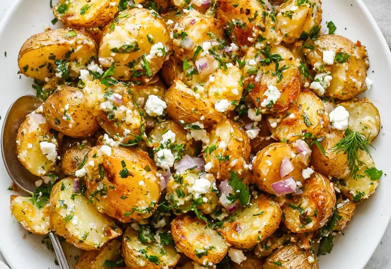 Crispy Smashed Potato Salad