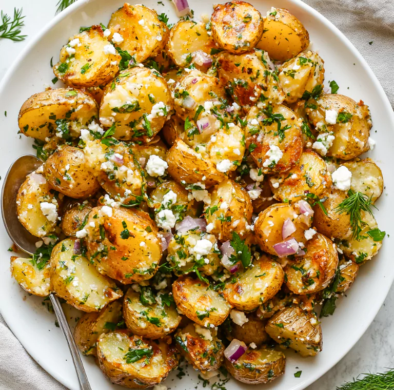 Crispy Smashed Potato Salad Recipe