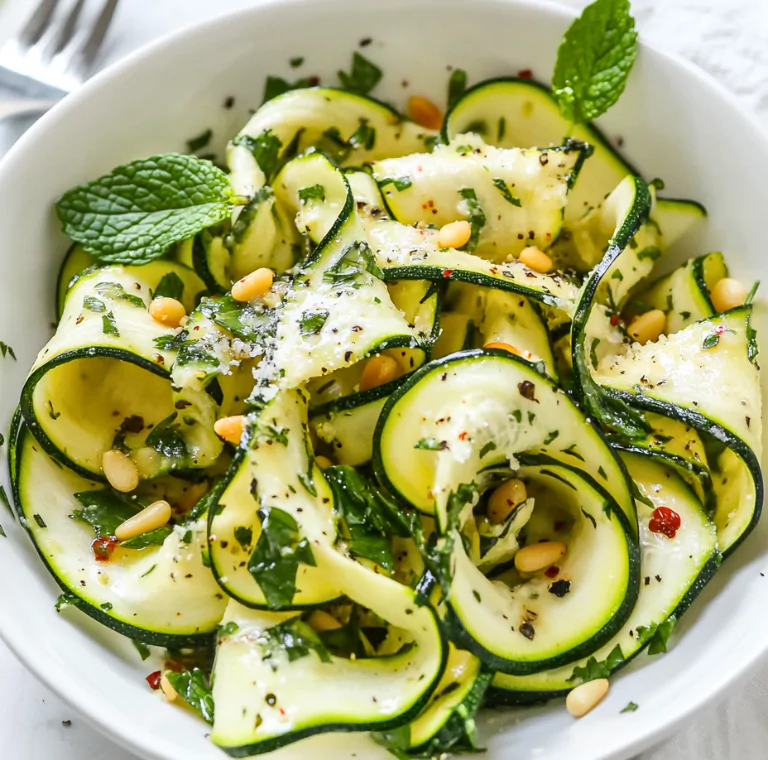 Zucchini Ribbon Salad