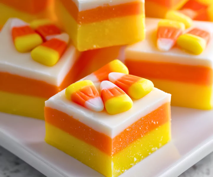 Candy Corn Fudge Recipe