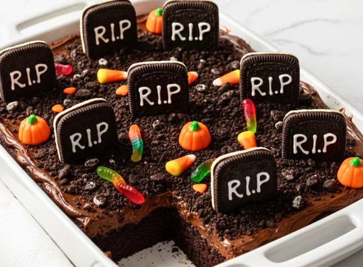 Graveyard Brownies