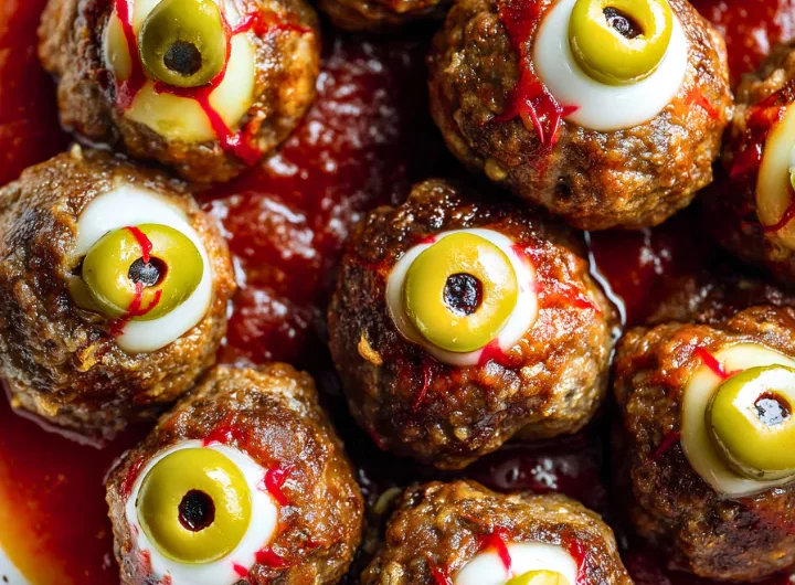 Eyeball Meatballs Recipe