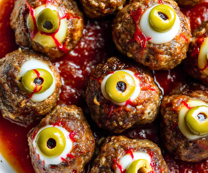 Eyeball Meatballs Recipe