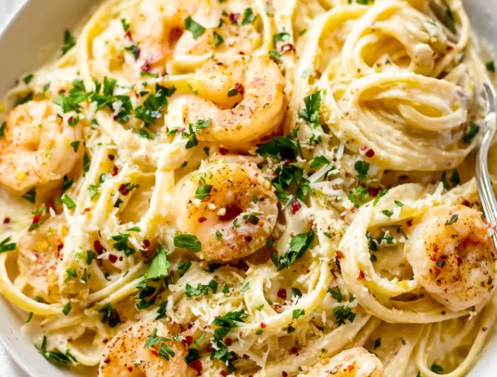 Shrimp Alfredo Pasta