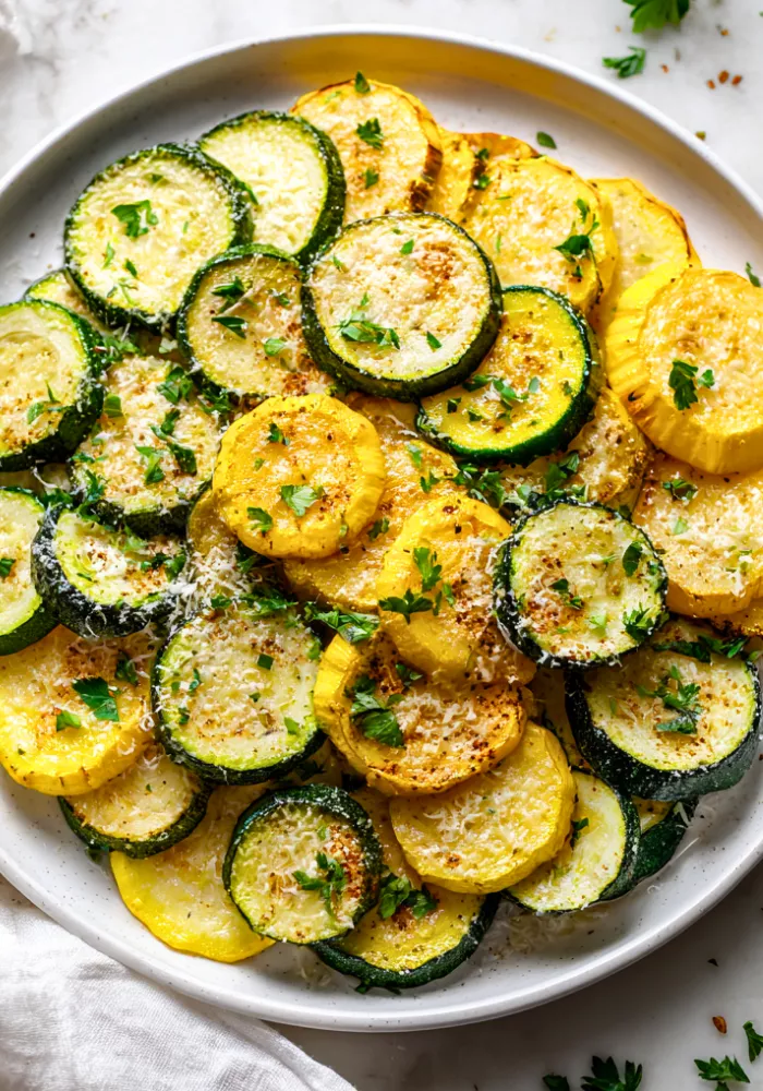 Oven Roasted Zucchini and Squash