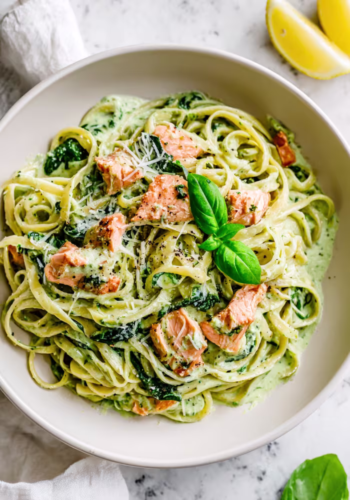  Salmon Pesto Pasta