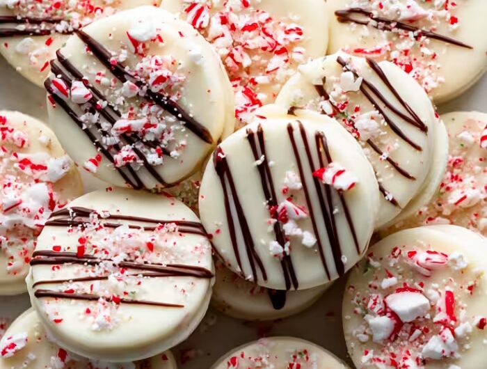 Peppermint Bark Oreos