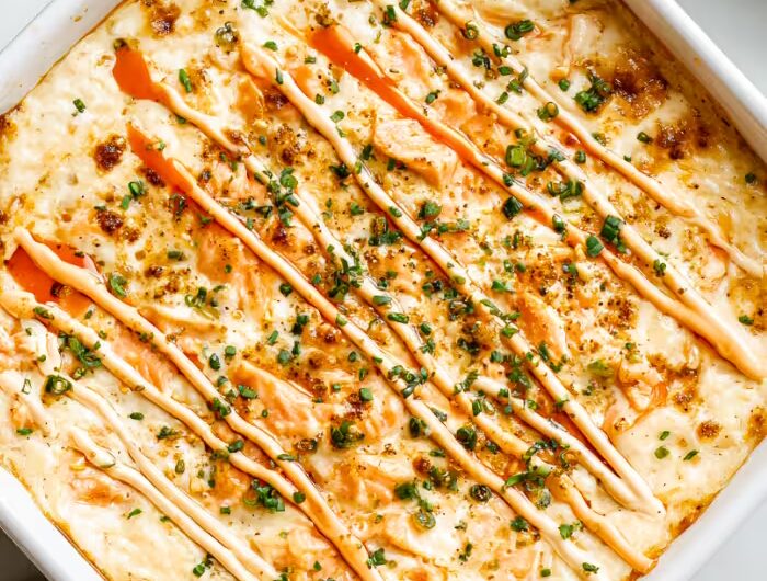 Salmon Sushi Bake