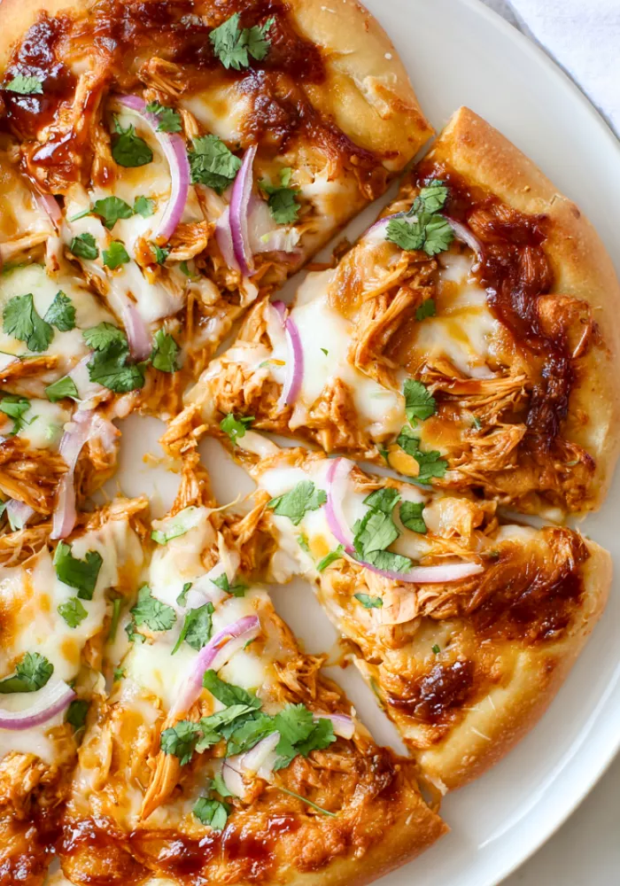 Cheesy BBQ Chicken Pizza Recipe