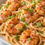 Bang Bang Shrimp Pasta with crispy golden shrimp and creamy sweet chili sauce